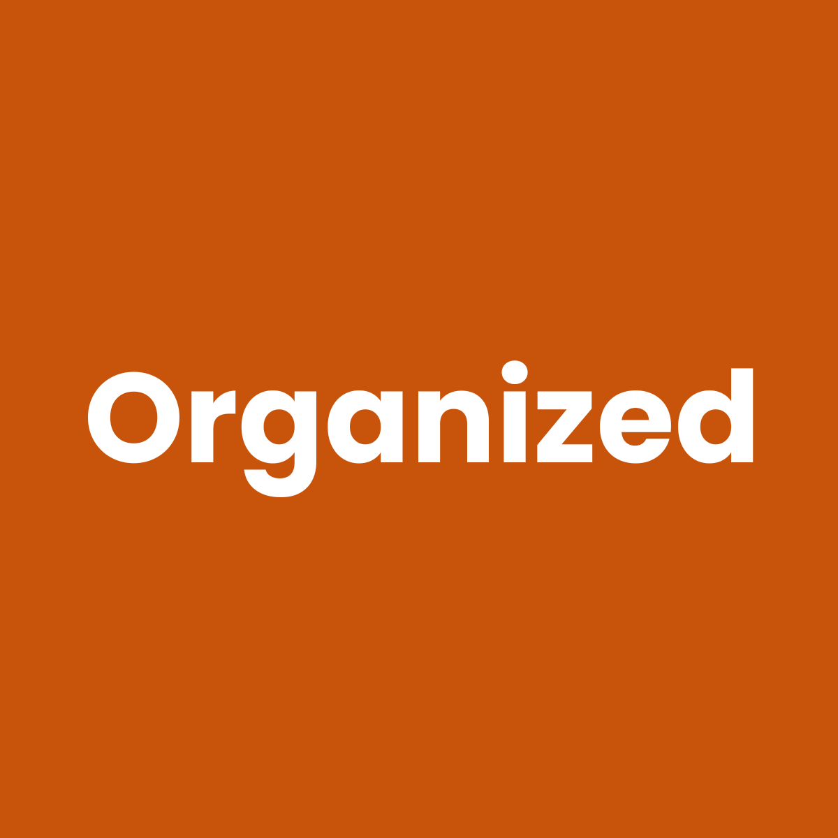 Travel Organized